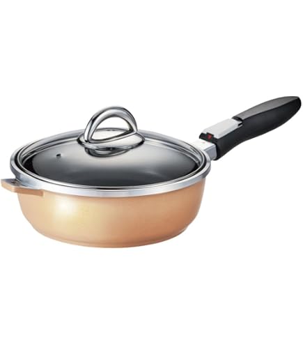 Amazon | アサヒ軽金属 ピタパン 深型 24cm ショコラ フライパン IH